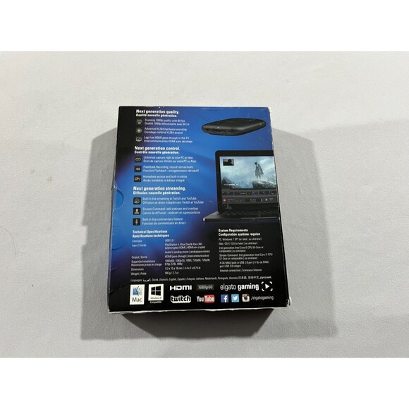 Elgato Game Capture HD60 High-Definition Game Record Streaming Card 1080p 60fps - Picture 9 of 9